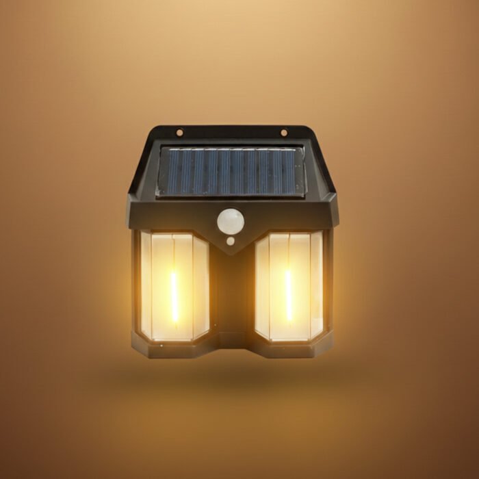 double bulb solar light_